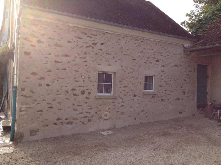 Finition extérieure en enduit Rebais et Coulommiers